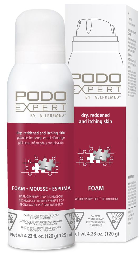 Podoexpert by Allpremed® Dry Reddened and Itching Skin Foam 125ml image 0